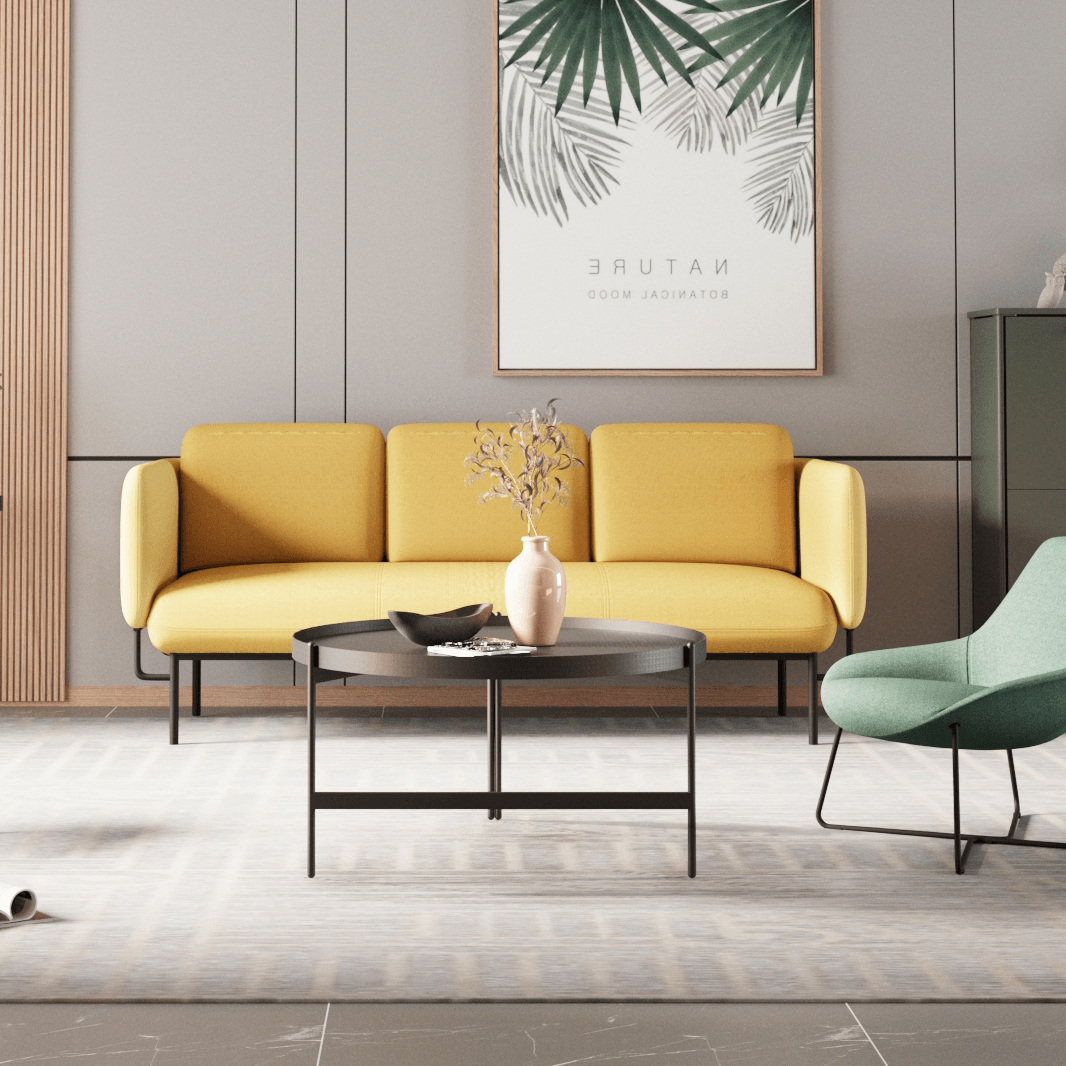 Styled office furniture setting for bulk commercial orders