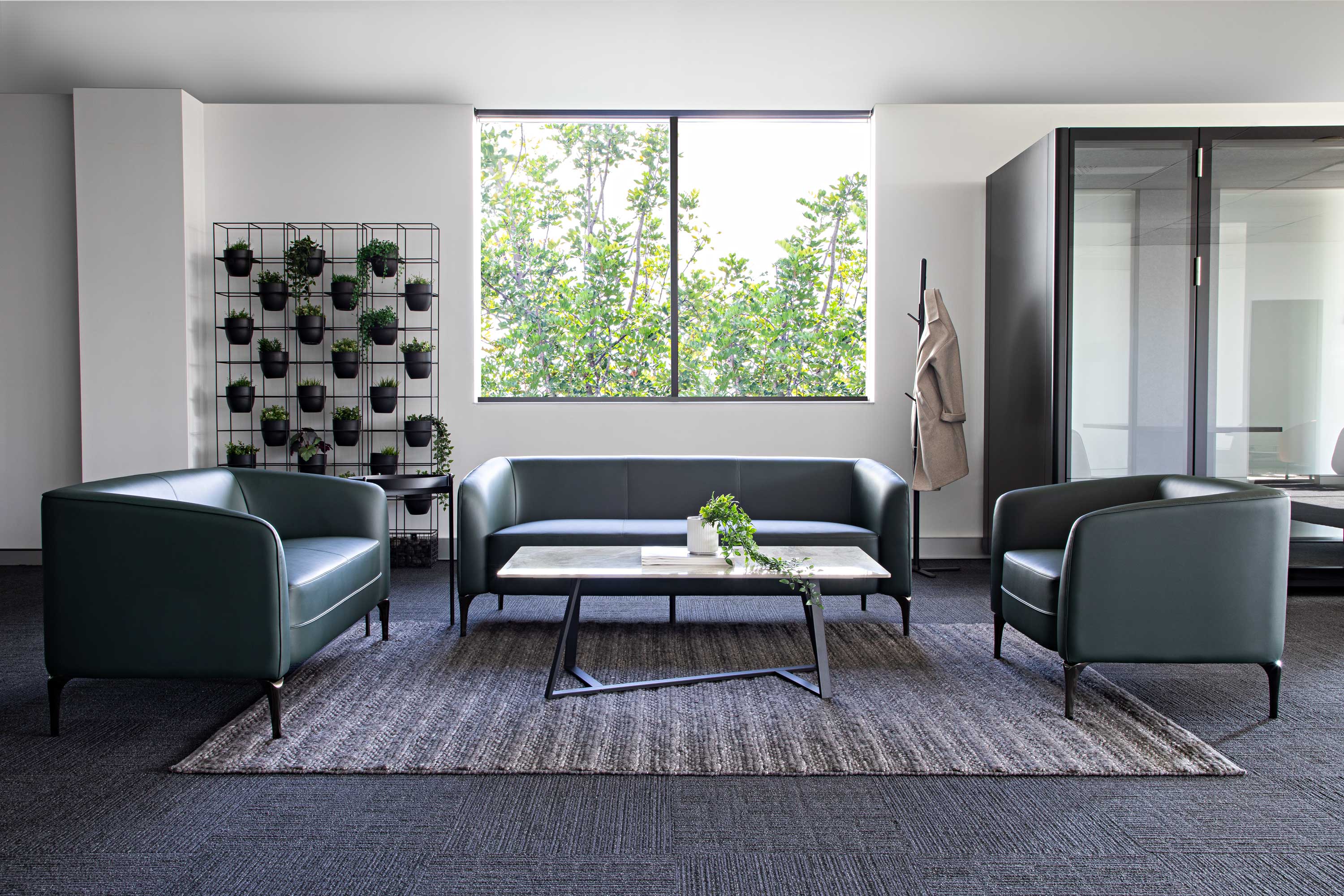 Campus furniture in an institutional setting