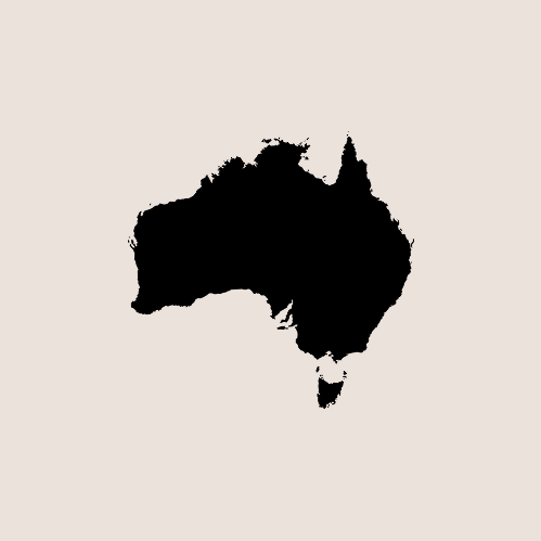 A map of Australia.
